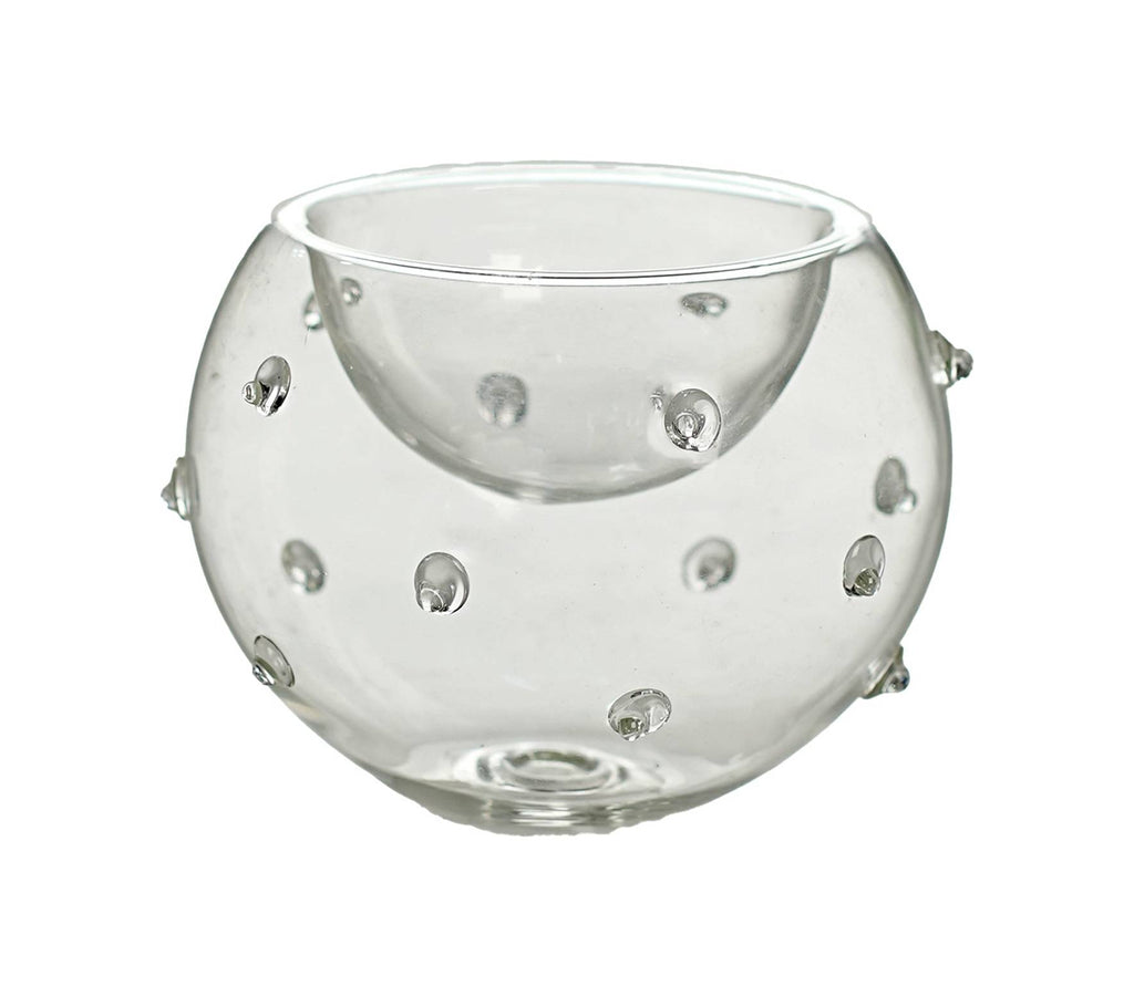 Candle Holder bubble shape with dots