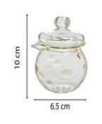 Sugar bowl with amber line