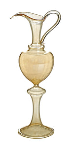 Jug with handle, light amber color