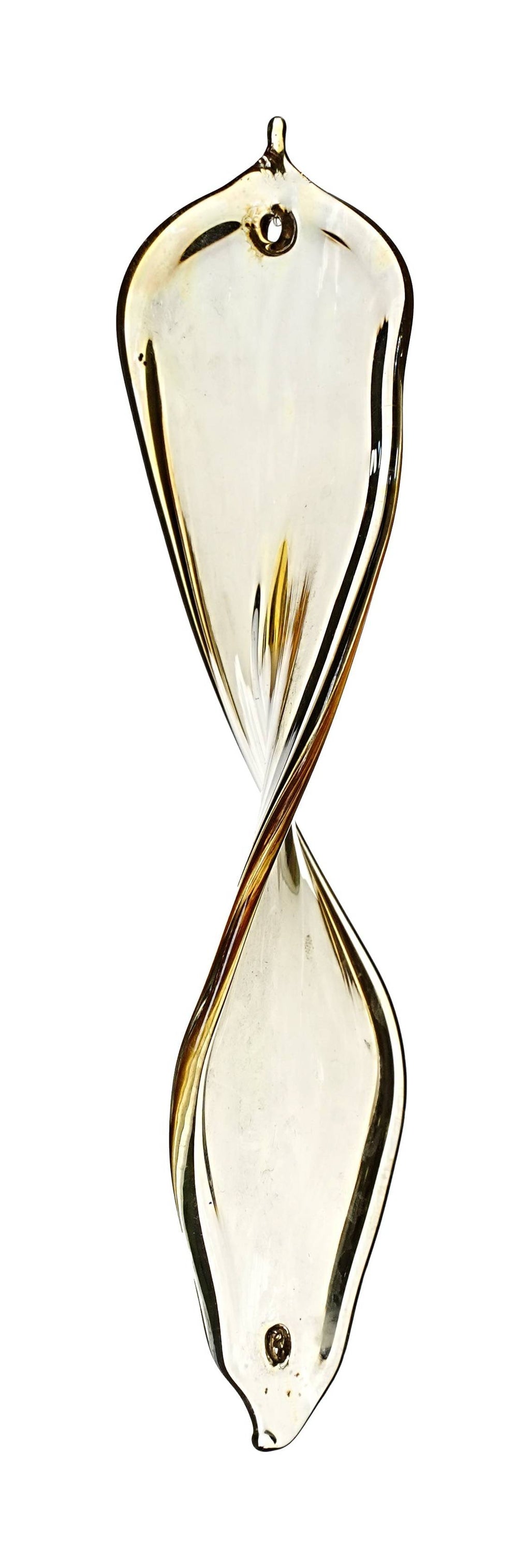 Chandelier leaf, amber color