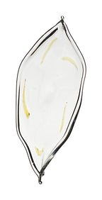 Chandelier leaf, clear transparent