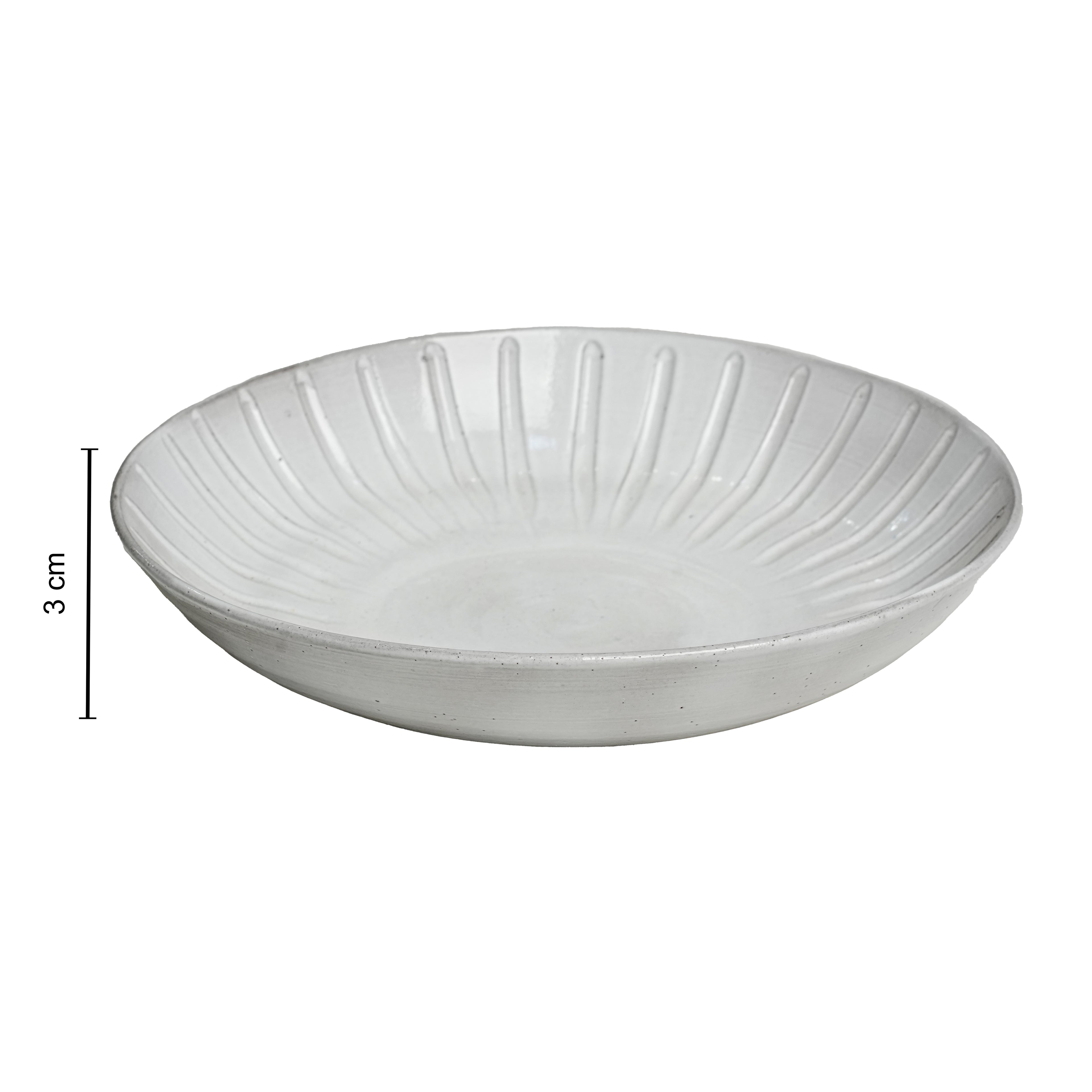 Plate- White Ceramic