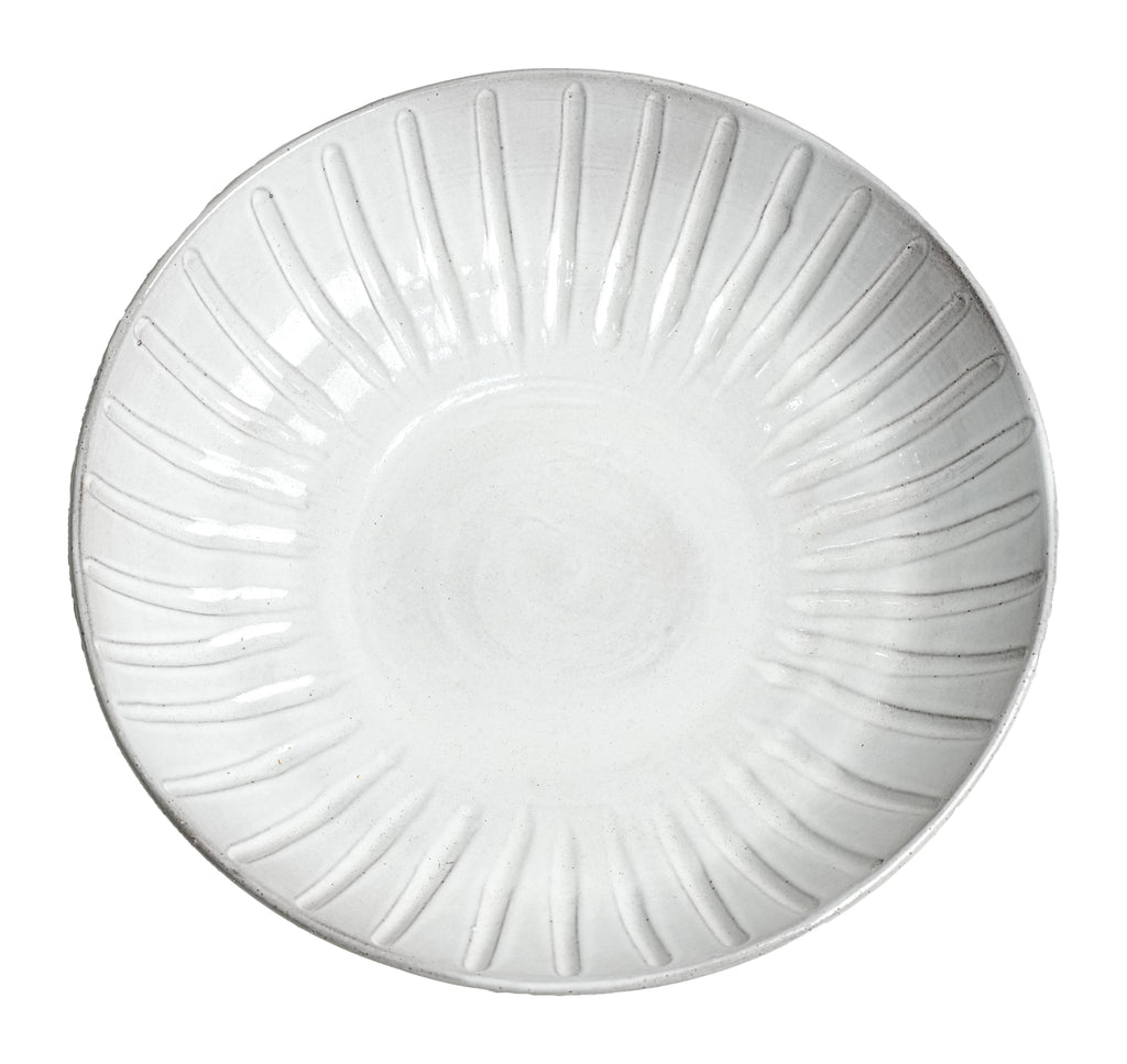 Plate- White Ceramic