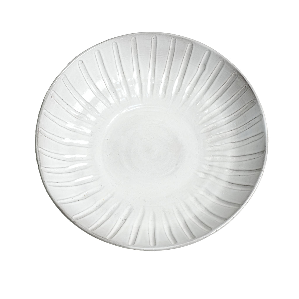 Plate- White Ceramic