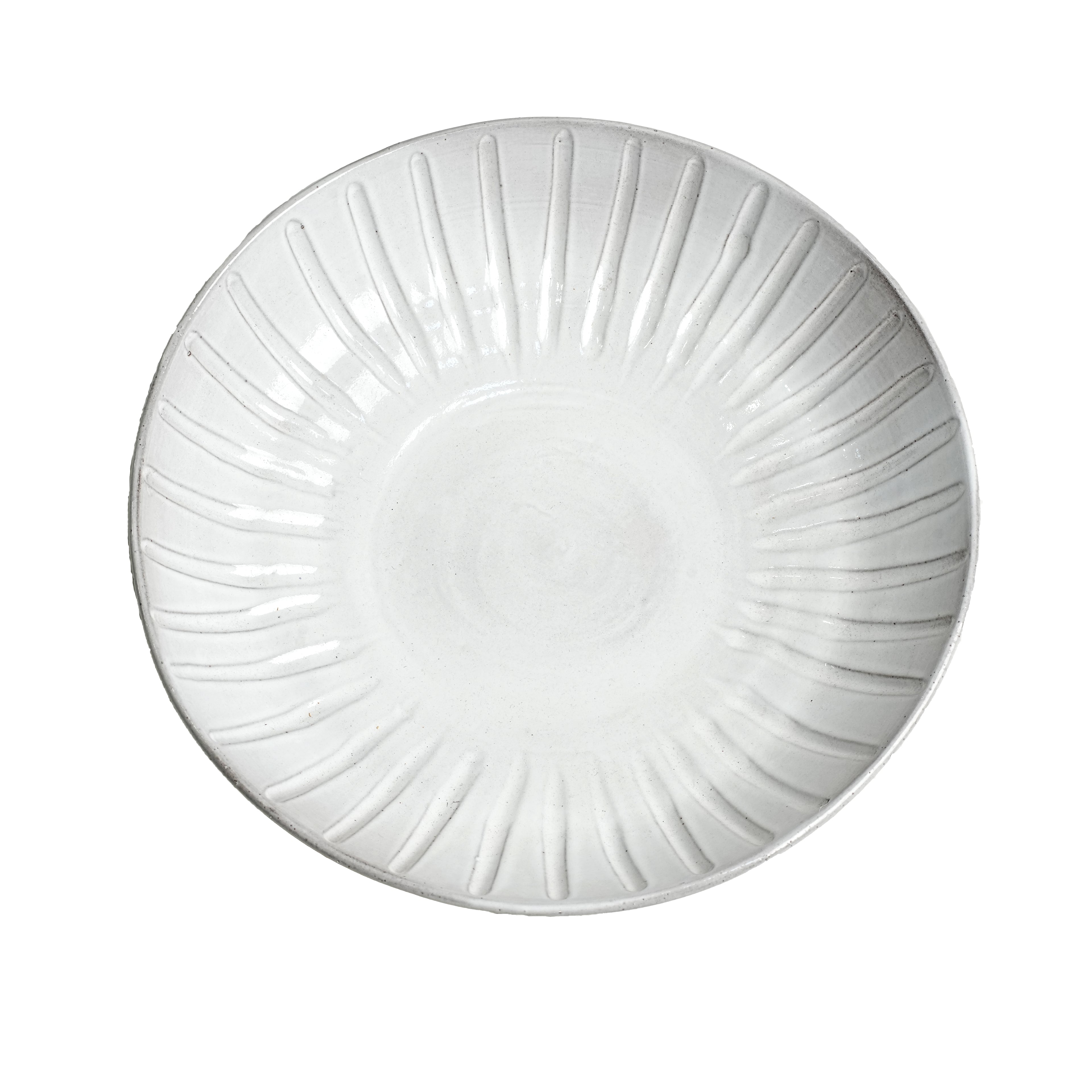 Plate- White Ceramic