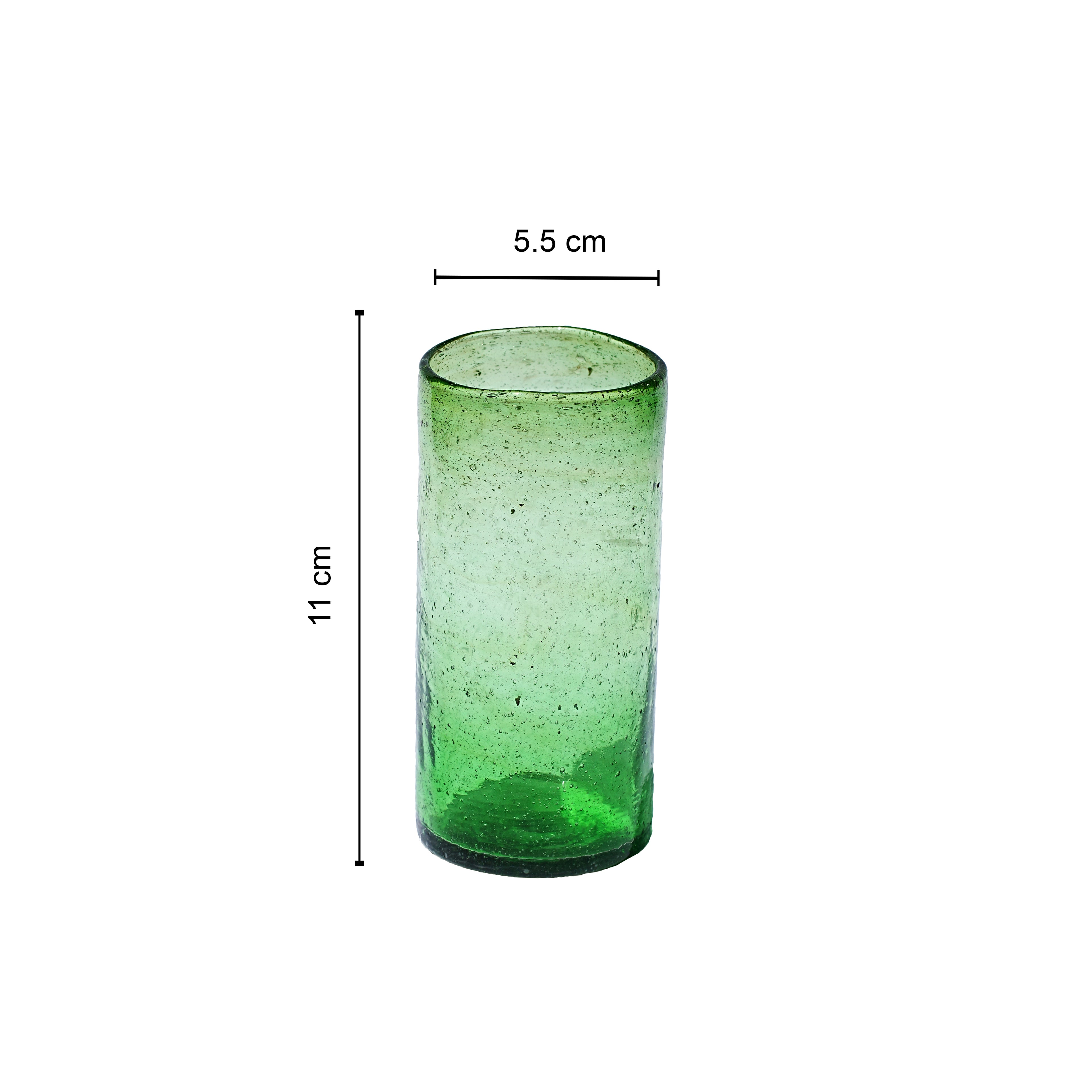 Tumbler- Recycled Glass, Green