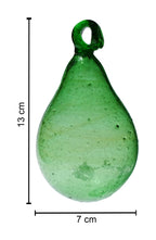 Christmas Ornament- Recycled Glass Green