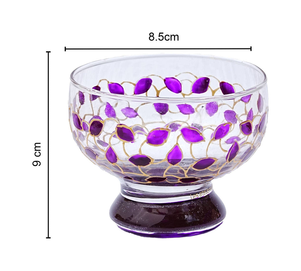 Bowl- Handpainted Glass