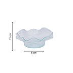 Bowl- Recycled Glass, Wavy Rim