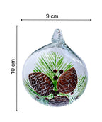 Christmas Ornament- Recycled Glass Pinecone Design