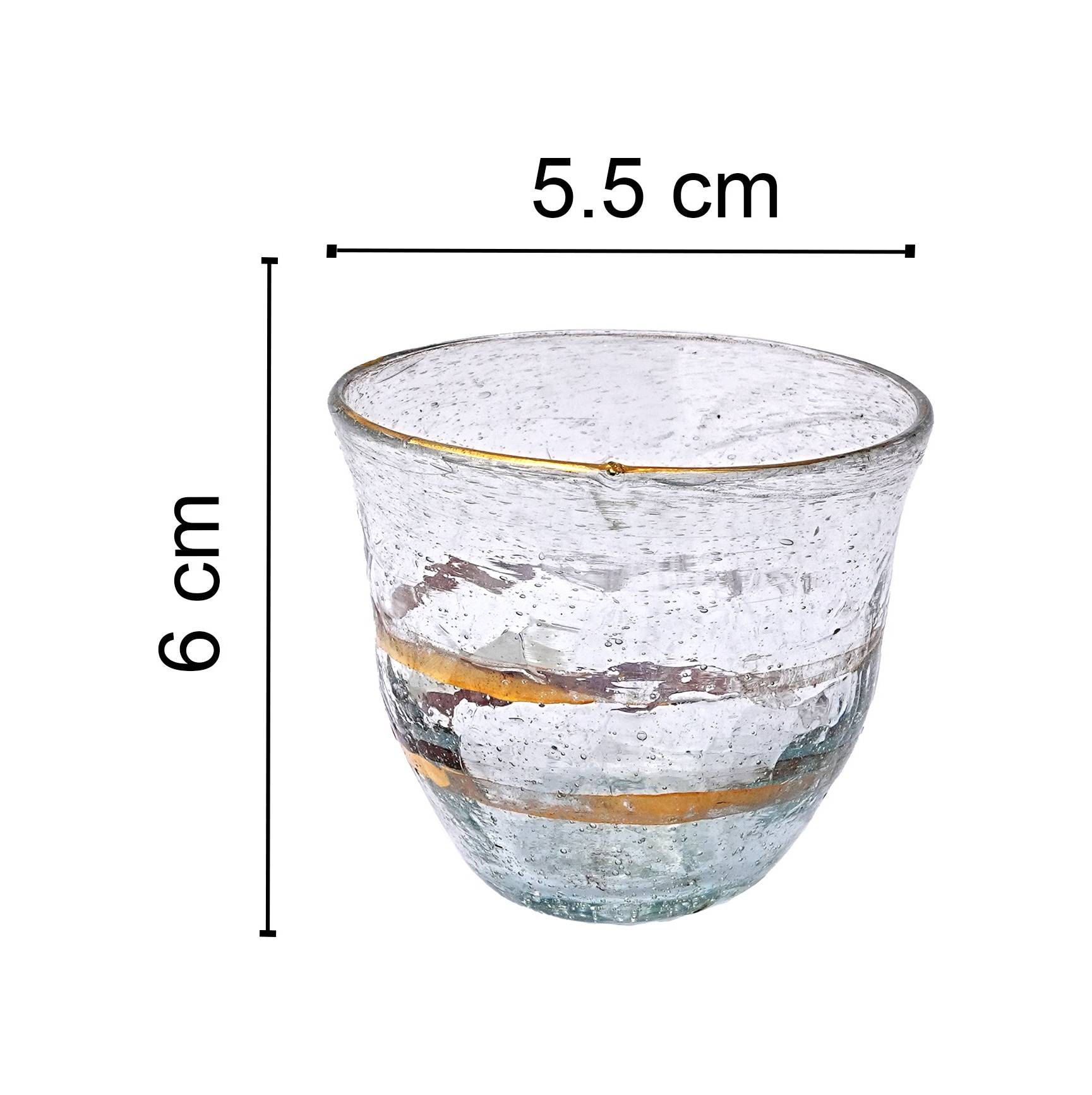 Arabic Coffee Cup- Recycled Glass