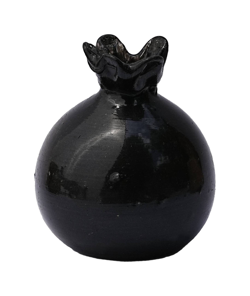 Pomegranate- Recycled Glass, Black