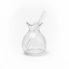 Pomegranate- Recycled Glass, Crackled Finish