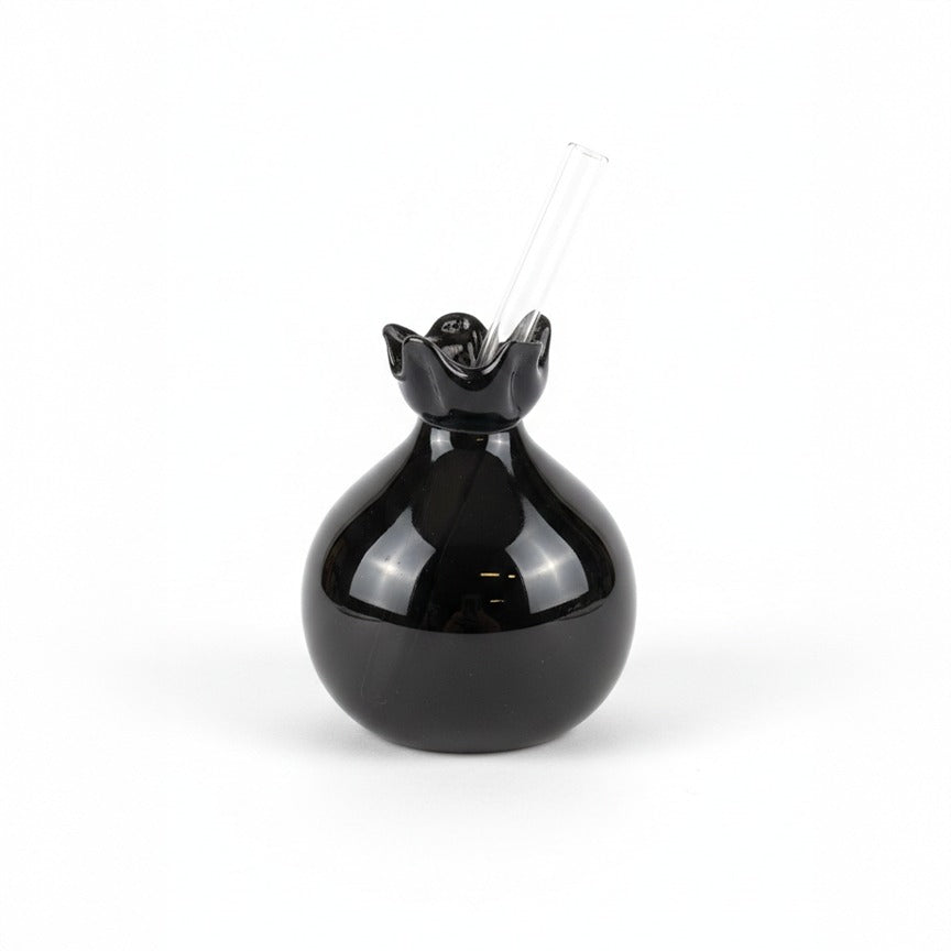 Pomegranate- Recycled Glass, Black